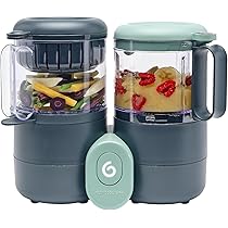 Robot Multifunzione 4-in-1 Per Baby Food - Cottura A Vapore, Frullatore, Scongelamento | Verde