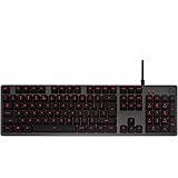 Logitech G413 Mechanical Gaming Keyboard, Backlit Keys, Romer-G Tactile Key Switches, Brushed Aluminum Case, Customizable, US