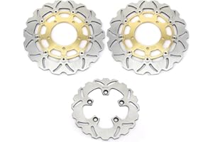 T | TARAZON TARAZON 3 Disco Dischi Freno Anteriore Posteriore per Suzuki GSX-R 600 750 K6 2006 2007 GSX-R1000 2005-2008