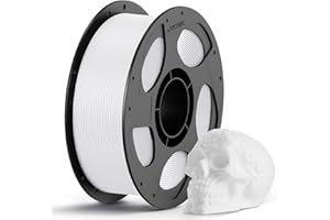 ANYCUBIC PLA Filamento 1,75 PLA, Blanco, 1KG PLA Filamento para Impresora 3D con Carrete Desmontable, Precisión +/- 0,02 mm, Filamento de ldentificación Inteligente