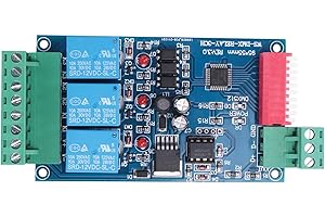 EBOOBA 3 Kanal 5A DMX512 Kontrollierter Relais Schalter Kit DIY Konverter DMX Dimmer Relais