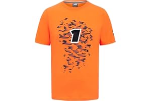 FUEL FOR FANS Red Bull Racing Max Verstappen T-Shirt nr 1" - pomarańczowy