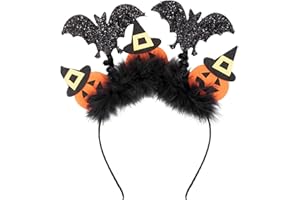 IHLOOTD Cerchietto Halloween per Donna, Adulto e Bambino - Accessorio per Capelli per Festa, Mascherata, Cosplay