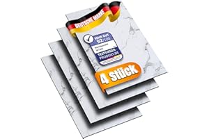 MTAK Wandpaneele Marmoroptik - 60x120 cm | PVC Wandverkleidung aus Kunststoffplatten - 4 Stück - Küchenrückwand - Bad & mehr | Einfache Montage mit Silikon (PVC-BM60120)