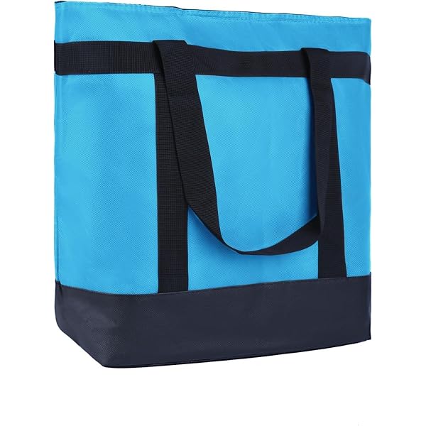 Borsa per alimenti caldi per pizza, asporto, ristorante, picnic, indiano, cinese, kebab, catering, borsa di consegna, isolamento termico 45x45x35cm HFB70L - nero