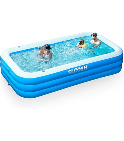 Plastic Kiddie Intex Rectangular Pool Cover Fits 103