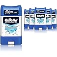 Gillette Antiperspirant Deodorant Gel For Men, 420 ml (70 ml x 6), 48-Hour Invisible Sweat and Odour Protection, Cool Wave, Packaging may vary