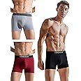 DAMENSCH Regular Fit Printed Cotton Blend Trunk Underwear Anti-Bacterial Moisture Wicking Breathable Microfibre Waistband Deo-Cotton Trunks for Men