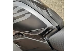 Resin Bike Adhesivos de Moto Compatibles con BMW R 1250 GS Triple Black 2021. Protecciones Laterales de Rodillas de Choques y Arañazos de Moto. Adhesivos 3D Resinados