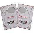 Big Toe Hole Preventer for Running Shoes and Fabric Footwear. White self-Adhesive Patches with a Clever applicator. Strong and unnoticeable When Fitted. Also for Footwear Repair