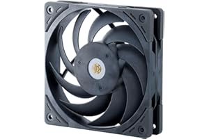 Scythe Grand Tornado 120 PWN Full-LCP Made Industry-Level Low-Noise Quiet Computer Case Fan, 120mm x 25mm, Magnetic Fluid Dynamic Bearing, 4-Pin Connector (3000RPM, 1)