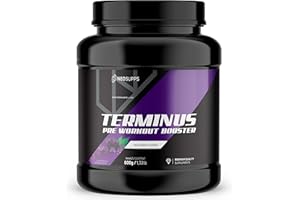Neosupps - Pre Workout Booster Terminus! 600g - Blue Grape | Trainingsbooster für mehr Kraft, Ausdauer und Fokus beim Training