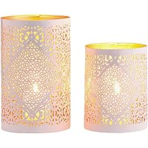 Set Van 3x Stuks Windlichten Zwart/goud Van Metaal Tussen De 13 En 27 Cm Hoogte Vulling Met Theelichtjes Of Stompkaarsen