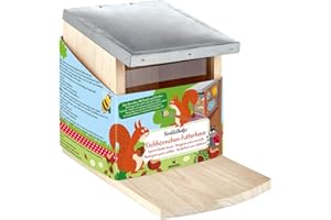 moses. 16120 Crawling Beetle Squirrel Feeder | Feeding Station for Colouring and DIY | For Children, Wood