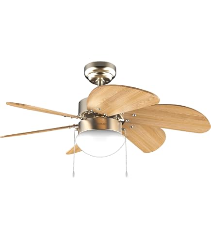 Ventilateur De Plafond Cecotec EnergySilence Aero 580 Noyer - 70 W, Télécommande, Minuterie, 3 Vitesses, Ø132 Cm, Moteur Cuivre