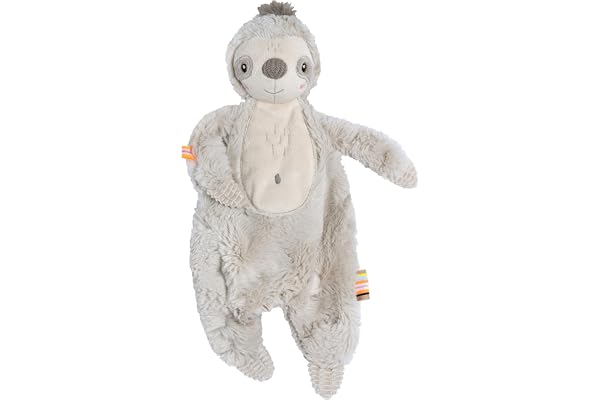 Fehn Doudou Paresseux, Camarade de Jeu, Aide à l’Endormissement et Peluche à Saisir, Toucher, Câliner et Aimer, pour Bébés et Tout-Petits dès 0 Mois