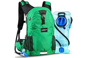 ‎LUNIDRY Lunidry Trinkrucksack Fahrradrucksack mit Trinkblase 2L Wasserdicht Sportrucksack, 20L Hydration Rucksack Herren Damen Outdoor Laufrucksack Tagesrucksack Wanderrucksack für Camping Ski MTB Fahrrad