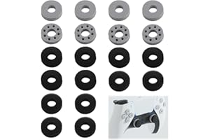 QKHCABLE 20pcs Precision Control Ring Aim Assist Precision Target Rings Motion Control Improve Game Accuracy Sensitivity Compatible with PS4/PS5 PRO XBOX PSportal and Scuf Controller Grips (4 Different Types)