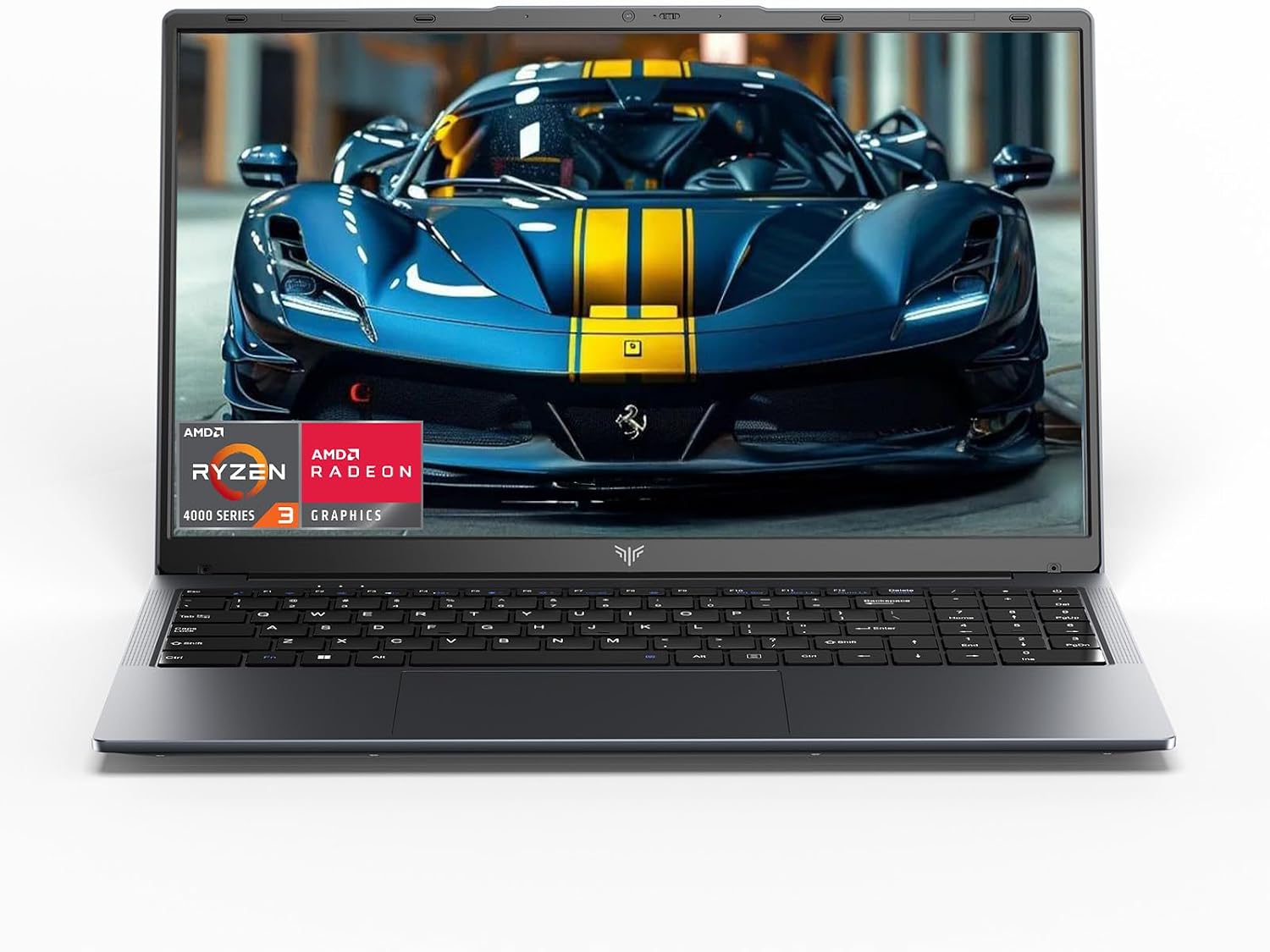 Tivique 2026 15.6 Inch Laptop with Ryzen 4300U Processor up to 3.7GHz (Beat N100/N150) 16GB RAM DDR4 + 512GB M.2 SSD with 11 Pro Installed, FHD, HDMI, BT5.2, USB3.2, Type-C, 54.7Wh Battery, WiFi 5