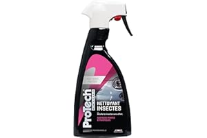 ProTech Monte-Carlo - Nettoyant Insectes pour Voiture - Surfaces Peintes et Plastiques - Décolle Insectes sans Efforts - Spray 500 ML