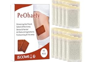 PEOBAETY Abnehmen Patches, Herbal Detox Slim Patch, 10 Stück Gewichtsverlust Gel Patch für Fettverbrennung Appetit Unterdrückung für Männer Frauen, alle natürlichen und Anti-Allergie, Slim schnell