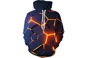 Loveternal Sudadera con Capucha para Hombre y Mujer, Sudadera Divertida con Estampado 3D, Jersey cálido de Manga Larga, Ropa de Calle, Camisetas de Gimnasio Informales de Hip Hop