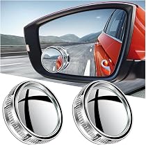 2 Espejos De Punto Ciego En Forma De Abanico - 360° Ajustable, Adhesivo Fuerte, Universal Para Coches Y SUV