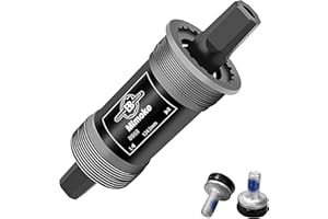 Mimoke Palier intérieur 68-73MM Pédalier de vélo BSA Palier intérieur Pièces de vélo à quatre trous pour cône carré Manivelle de broche