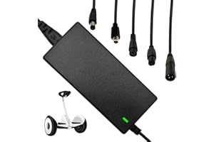 COWANIEE Pure Electric Scooter Charger, 42V 2A Li-Ion Battery Electric Bike Charger for M365