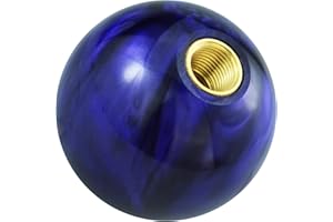 Padaodao Round Gear Knob Shift Knob Lever Stick Shifter Handle for Most Manual Automatic Transmissions SUV Cars, Purple