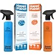 Happi Planet | Limescale Remover & Kitchen Cleaner Spray Combo | India’s 1st Foaming Solution for Reduced Scrubbing | Suitabl
