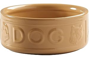 Mason Cash Cane Dog Bowl 15cm Medium & Small Stoneware Pet Bowl, 700ml Capacity, Classic Design, Dishwasher & Microwave Safe, Ideal for Food and Water
