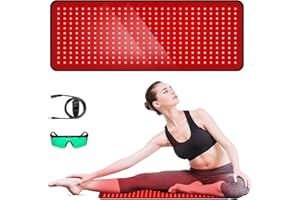 GMOWNW Tappetino per terapia a luce rossa per il corpo - 360 LED
