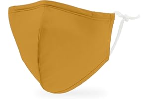 Weddingstar Kids Washable Cloth Face Mask Reusable and Adjustable Protective Fabric Face Cover w/Dust Filter Pocket