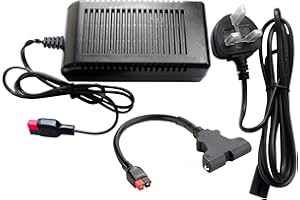 TOUR FIT Chargeur de batterie LC-2213 pour chariot de golf avec connecteur en T pour chariot Powakaddy Hill Billy Terrain