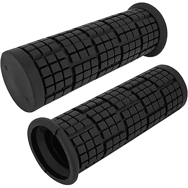 2x Impugnature In Schiuma Di Spugna Per Manubrio Bici, Spesse 7mm, Nere, Copertura Tubolare