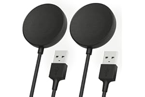 Sinoacc 2 Stück Ladegerät Kompatibel mit Samsung Galaxy Watch 7/Ultra/6/6 Classic/5/5 Pro/4/4 Classic/3/Active 2/Active 1 Galaxy Ladekabel Magnetisches USB Kabel SM-R500 SM-R830 Smartwatch Zubehör