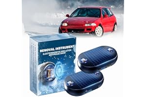 Dewppxi Elektromagnetische molekulare Interferenz, Scheibenenteiser Auto, Antifreeze Snow Removal Instrument, Auto Enteiser Elektromagnetisches Antifrost (2Stück)