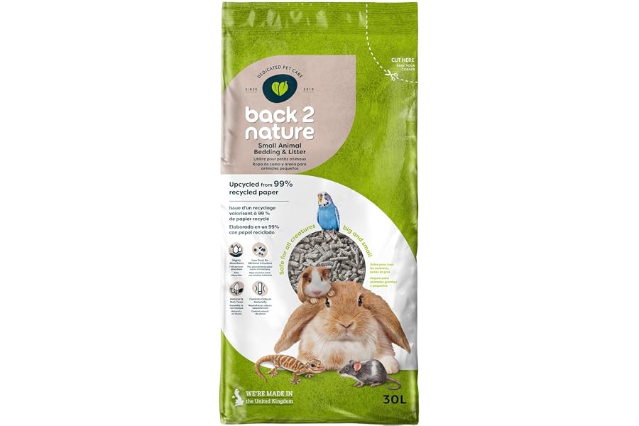 FibreCycle Lecho Papel Higienico, conejo, animales pequeños, Ecologico