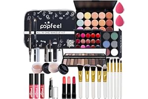 CKFYAHP RoseFlower Kit de Maquillaje Profesional, Juego de Maquillaje Paleta de Sombras de Ojos Face Set Completo Cosmética Set de Regalo Makeup Set Viaje para Mujeres y Niñas
