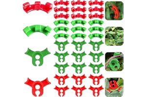 MPXEAVG 120 Stück Pflanzen Bieger, Pflanzenwachstum Bieger Clips, Klein und Groß Pflanzen Bieger Clips, Low Stress Training Clips, 90 Grad Pflanzenbieger, Zum Biegen von Rhizome und Ändern der Wuchsrichtung
