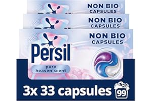 Persil Molly Mae x Pure Heaven Scent Non Bio Washing Capsules our best delicate fragrance laundry capsules gentle next to sensitive skin 99 washes (3x 33)