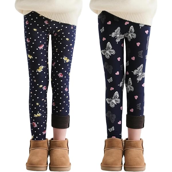 Abbigliamento Sportivo Bambini Calze A Campana Per Bambini BIG ELEPHANT Leggings Svasati Bambina Leggings A Vita Alta