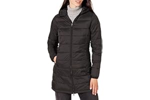 Amazon Essentials Doudoune à Capuche Légère et Imperméable avec Fermeture Éclair Intégrale (Disponible en Grande Taille) Femme