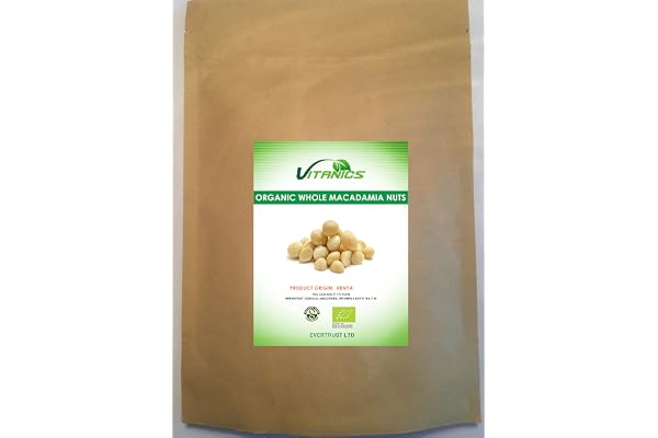 Ekologiska macadamianötter (Macadamia Nuts) (250g)