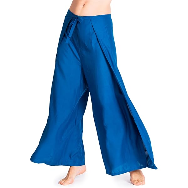 PDYLZWZY Pantalon Palazzo pour femme - Fente latérale - Pantalon PDYLZWZY Pantalon Palazzo pour femme - Fente latérale - Pantalon