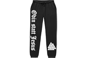 Uglyshirt89 Donnergott Männer u. Herren Jogginghose | Odin Thor Wikinger Valhalla Hose