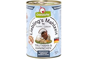 GranataPet Liebling’s Mahlzeit indyk i Królik w puszkach Karma dla Psa 400 g