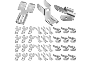 CANIPHA 36Pcs Piggyback Spade Connectors Connectors Combination Kit Chair Terminal Quick Disconnect Adapter 12 Each Double Spade Connector