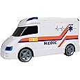 Teamsterz Mighty Machines Large Ambulance | Ambulance with Realistic Lights And Sounds | Kids' Play Figures And Vehicles Toy Car Set | For Ages 3 And Over